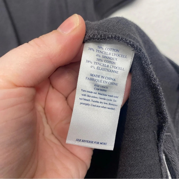 NWT FLAWED FAHERTY Polo Shirt Gray XXL - Picture 5 of 9